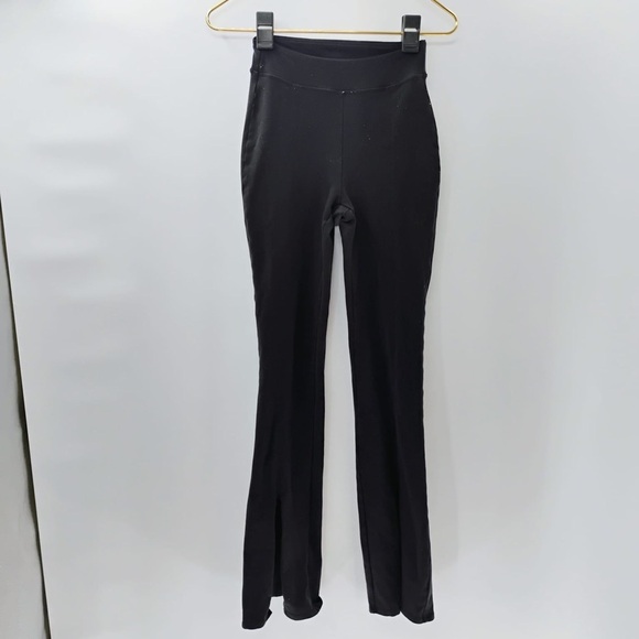 Alo Yoga Airbrush 7/8 High Waist Flutter Legging Black Stretch Women's Size XS - Picture 4 of 11